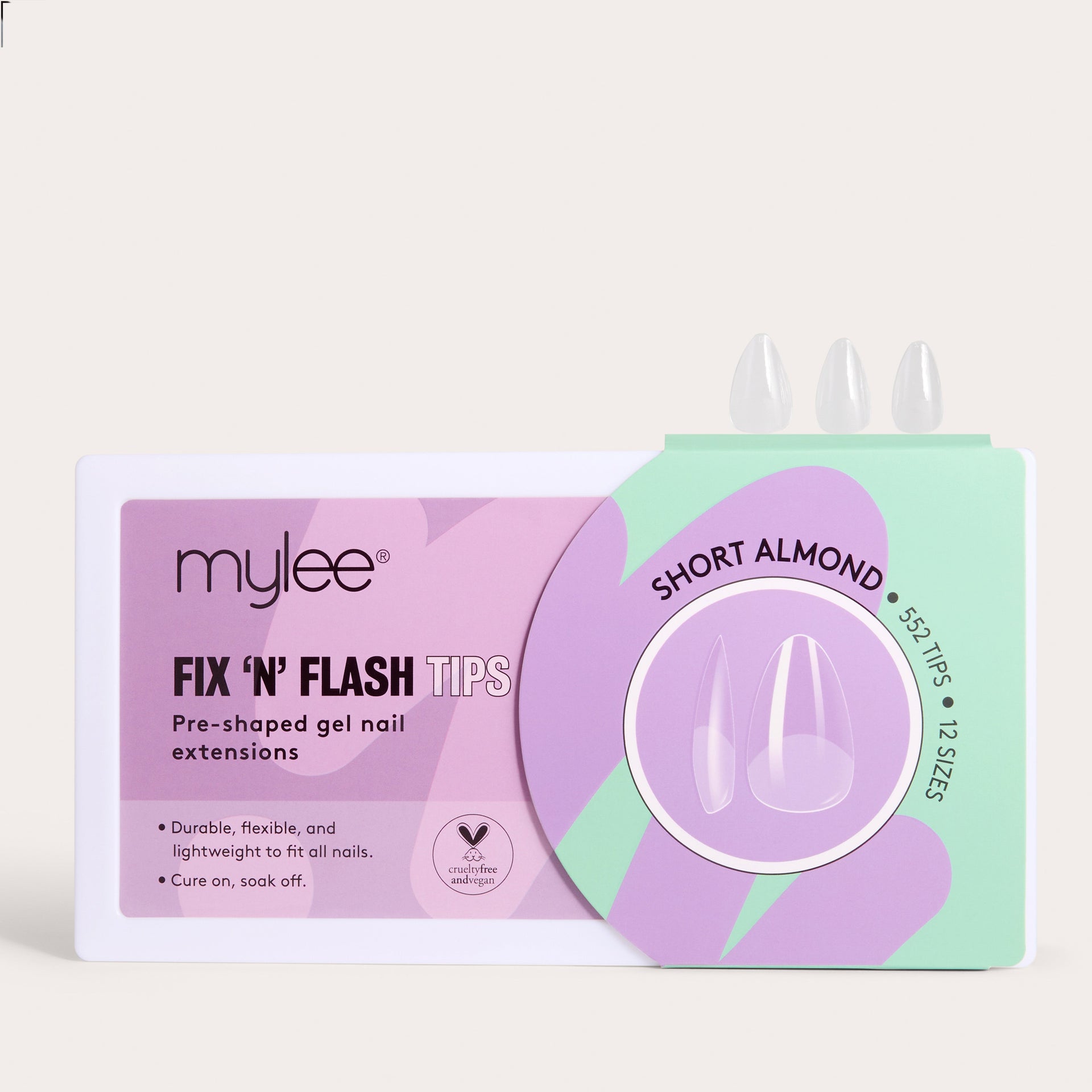 Fix N Flash Tips Short Almond