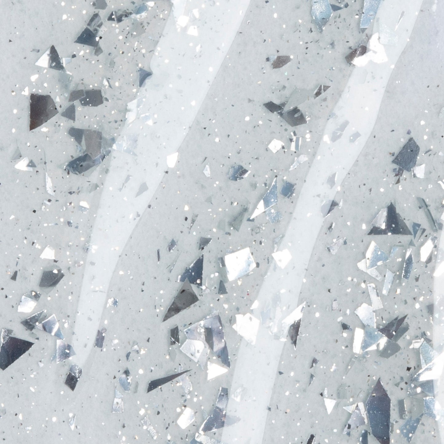 Mylee No Wipe Top Coat Gel Polish - Silver Flake