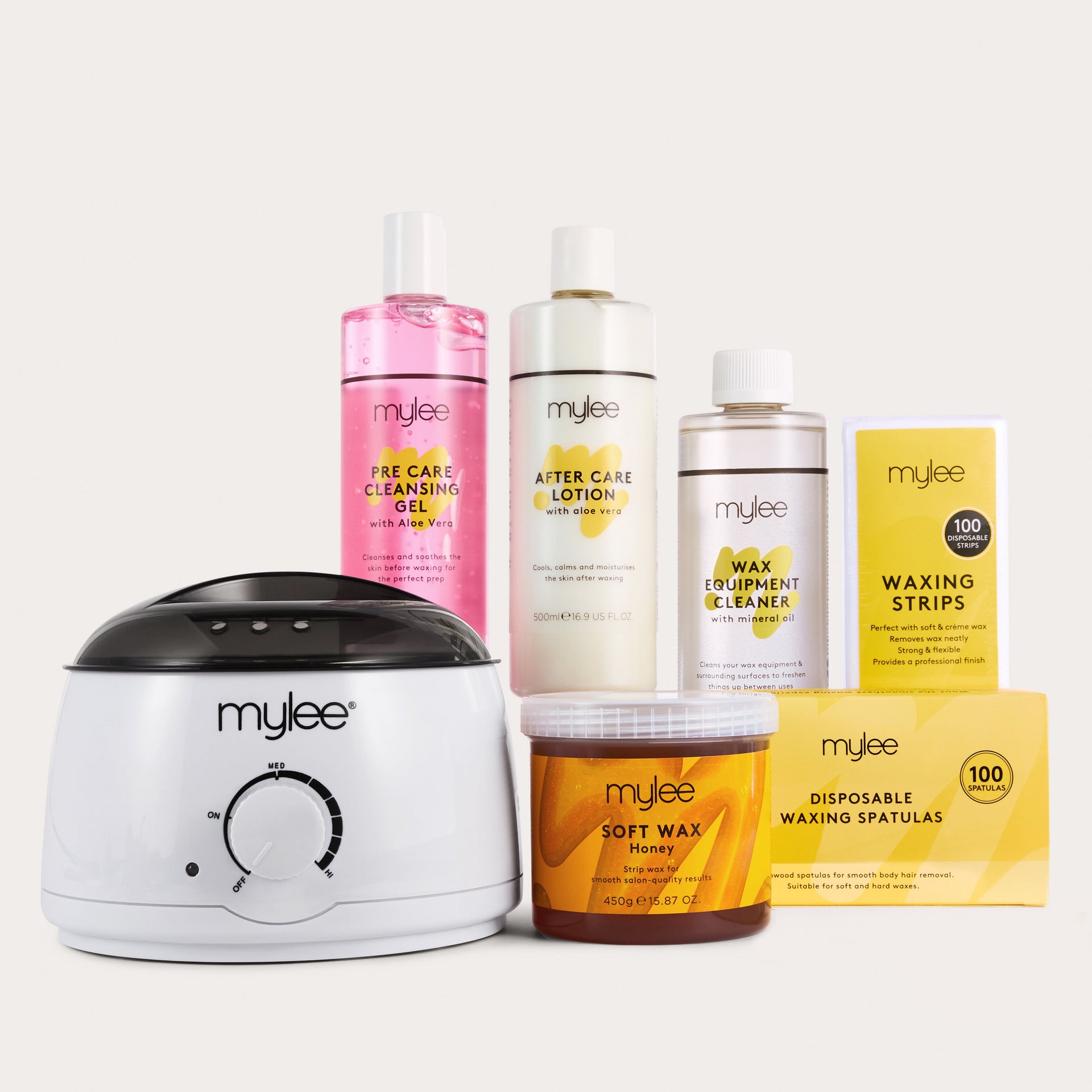 Complete Waxing Kit Honey Soft Wax