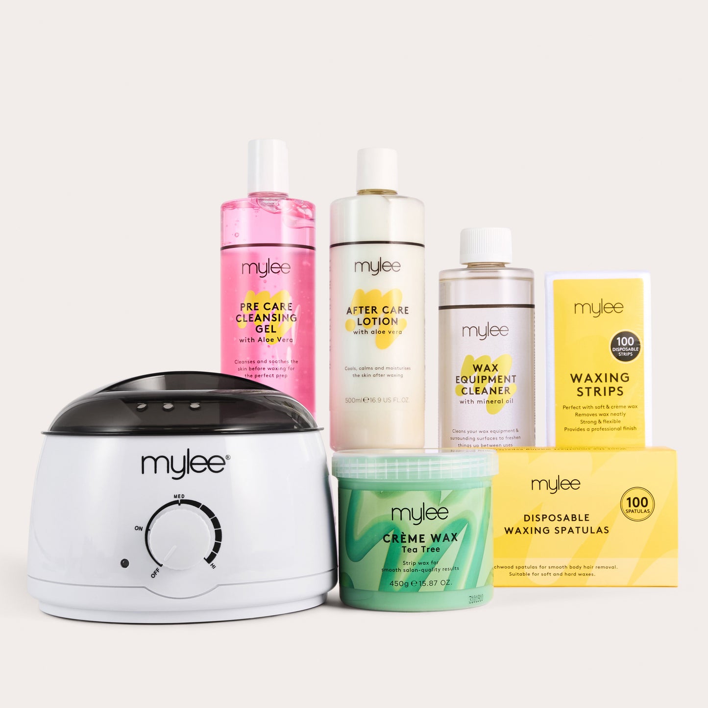Mylee Complete Waxing Kit - Tea Tree Wax