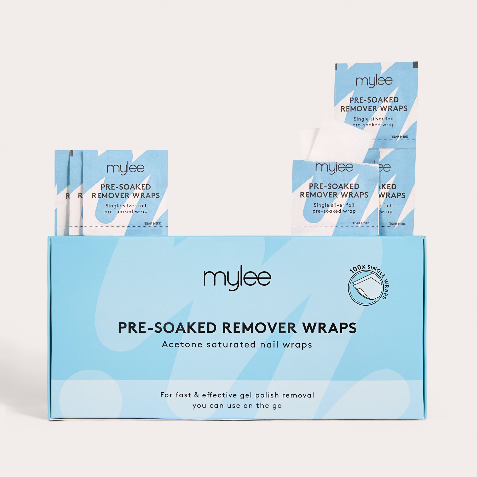 Gel Polish Pre Soaked Remover Wraps x 100
