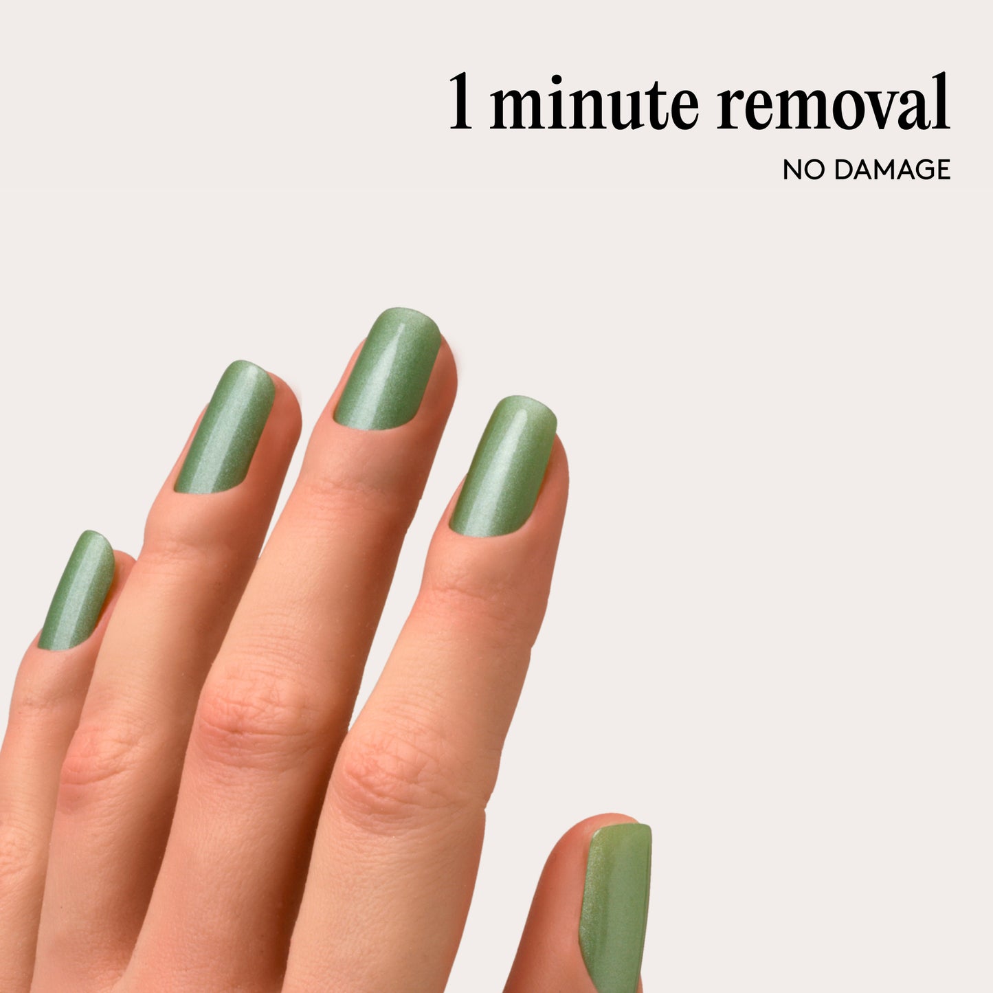 Mylee Gel Nail Wraps - Pistachio Macaron