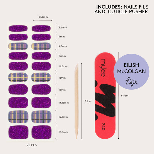 Mylee x Eilish McColgan Highland Haze Gel Nail Wraps