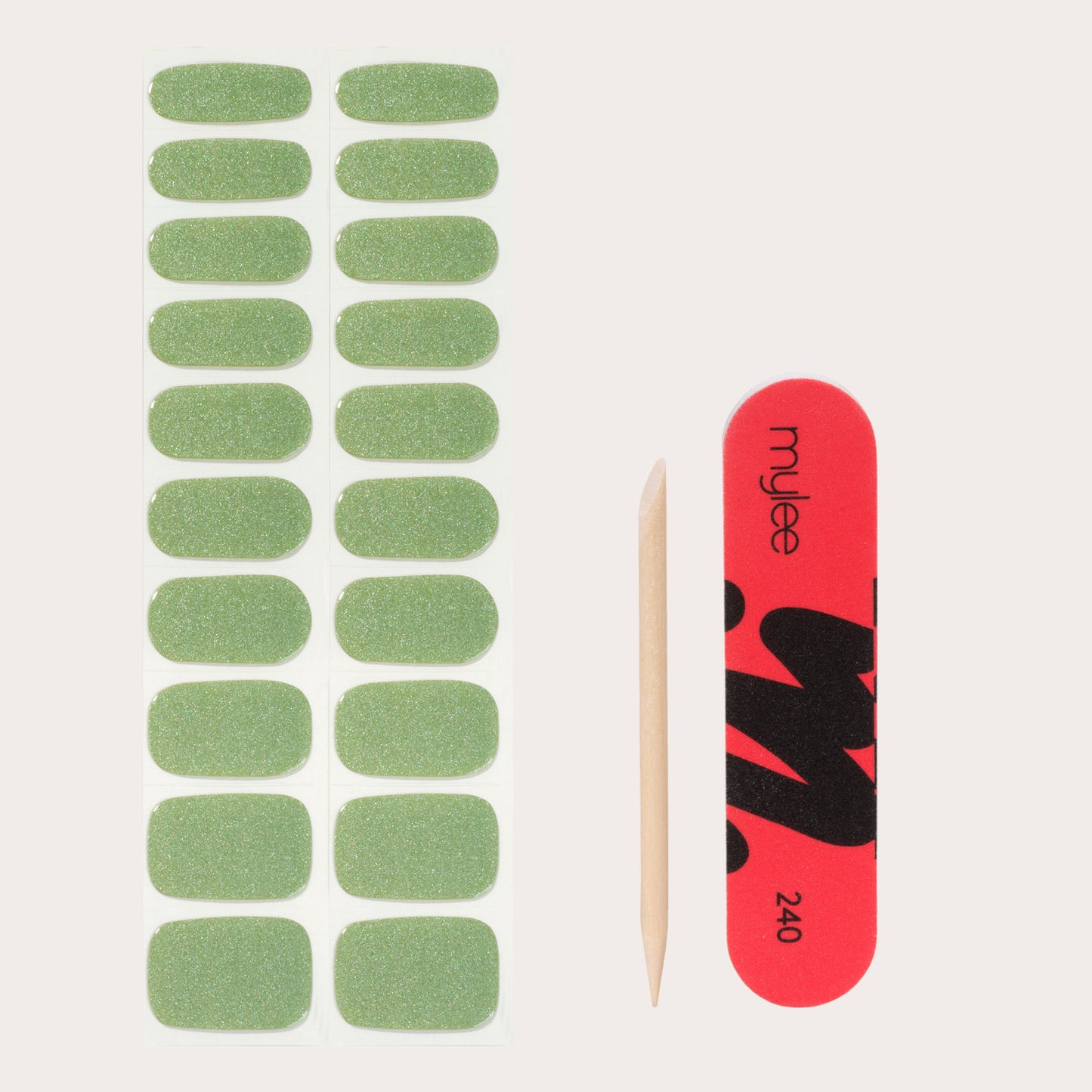 Mylee Gel Nail Wrap - Pistachio Macaron