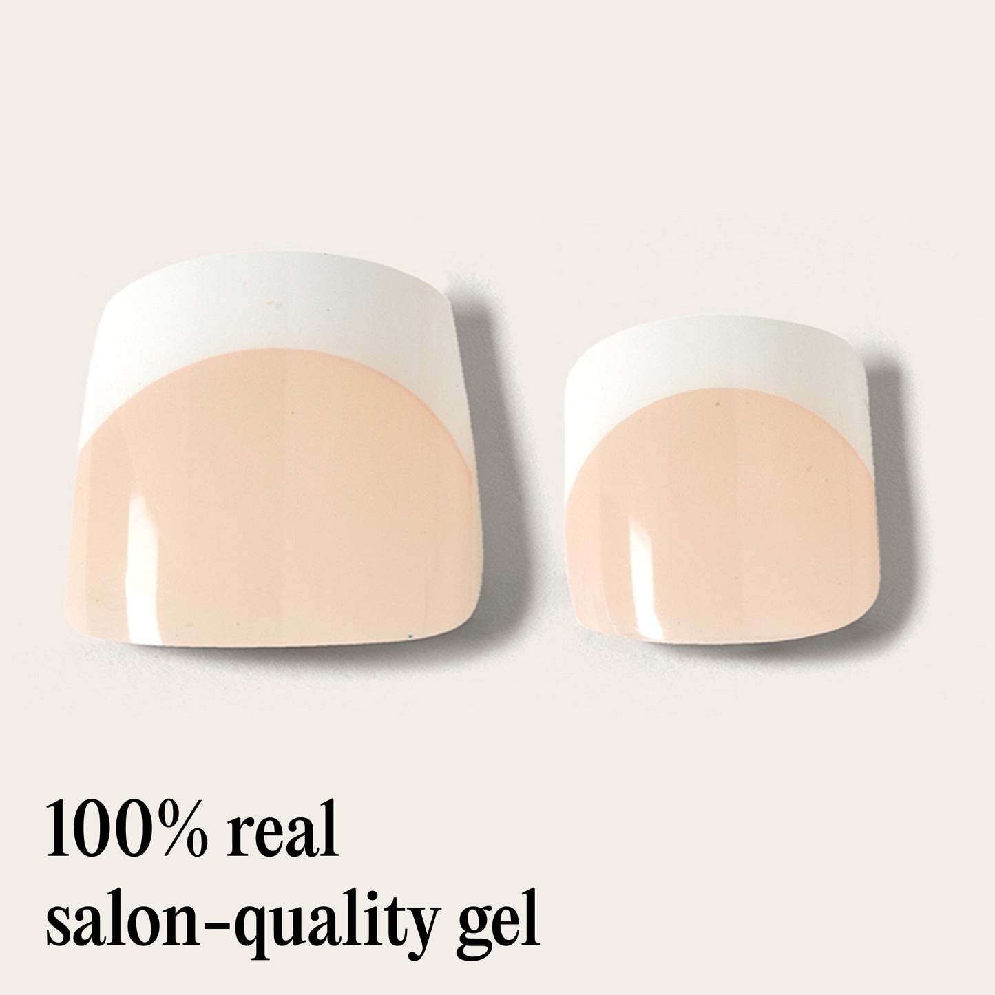 Mylee Gel Nail Wraps - Short Nail Bed French