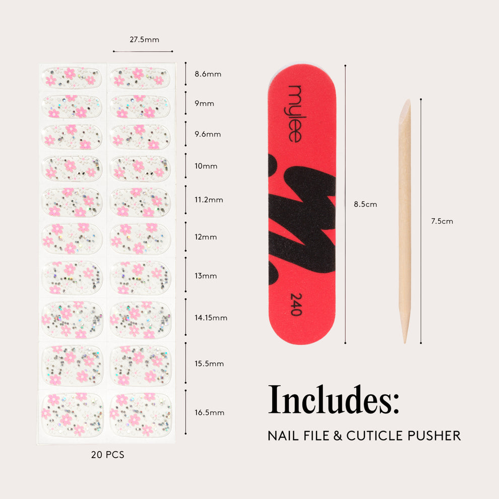 Mylee Gel Nail Wraps - Freshly Picked