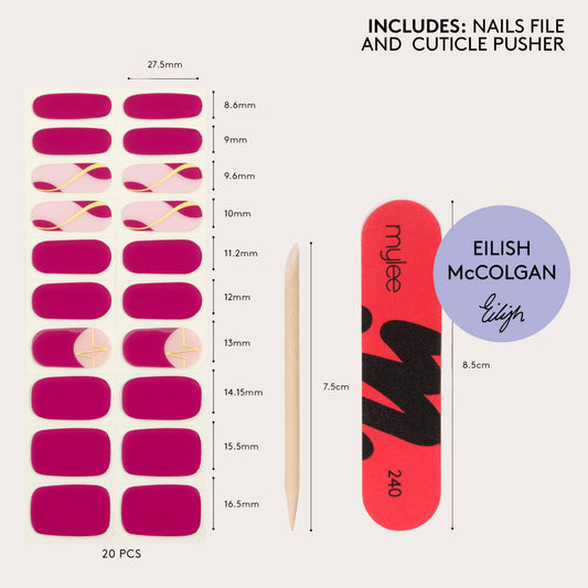 Mylee x Eilish McColgan On Track Gel Nail Wraps
