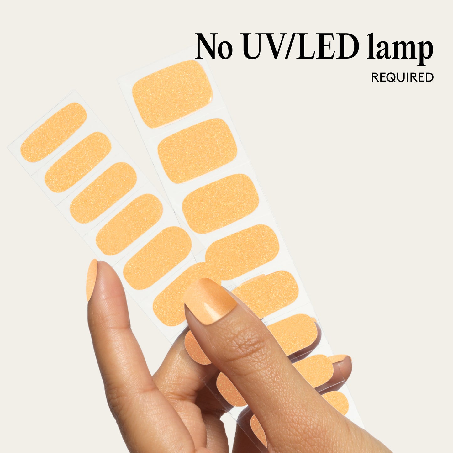 Mylee Gel Nail Wraps - French Marigold