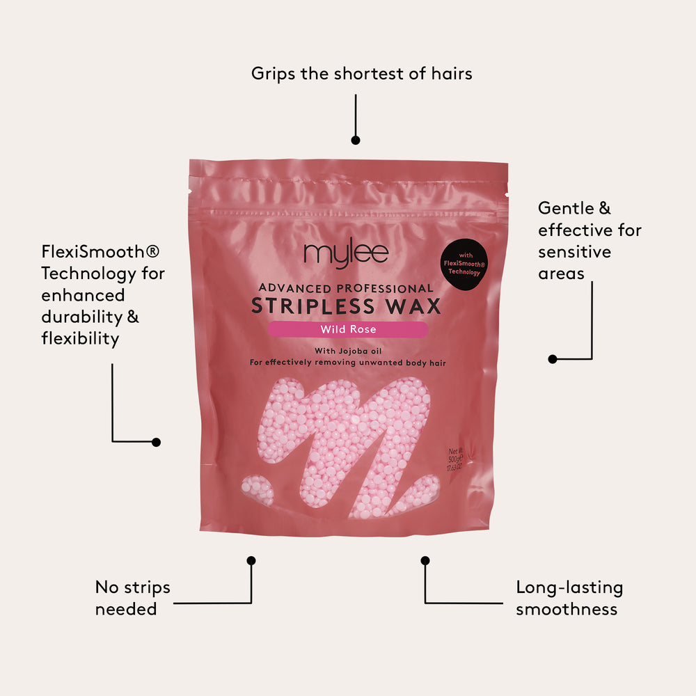 Mylee Advanced Professional Stripless Wax with Flexismooth Technology - Wild Rose