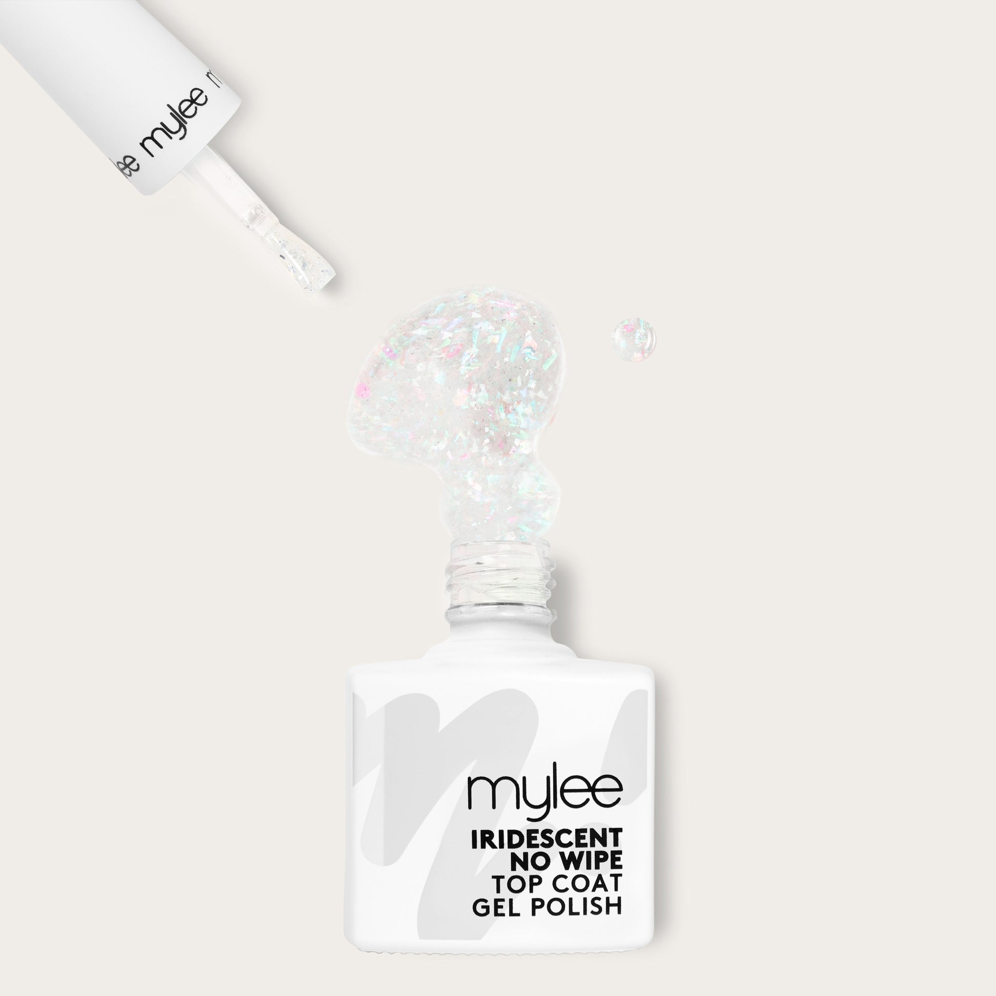 Mylee Iridescent Flake No Wipe Top Coat
