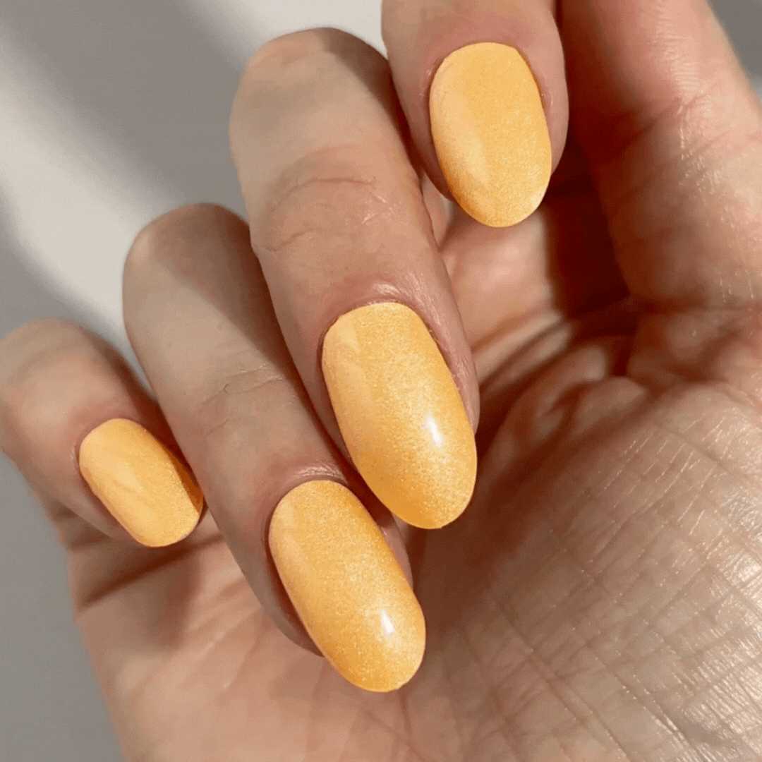 Mylee Gel Nail Wraps - French Marigold