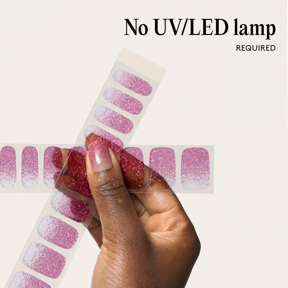 Mylee Pink Stardust Gel Nail Wraps