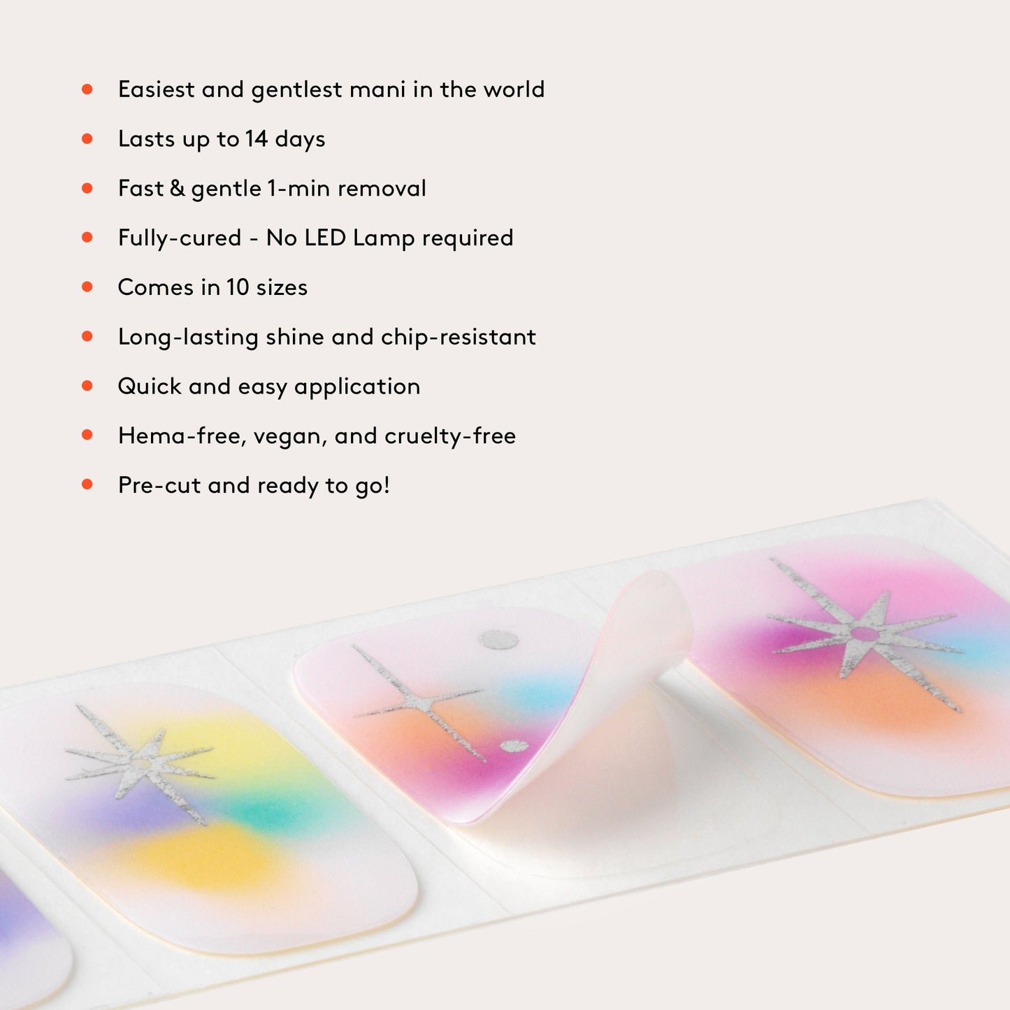 Mylee Born This Way Gel Nail Wraps (T)