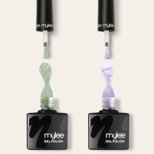 Mylee Gel Polish Duo - Crème de Mint & Violet