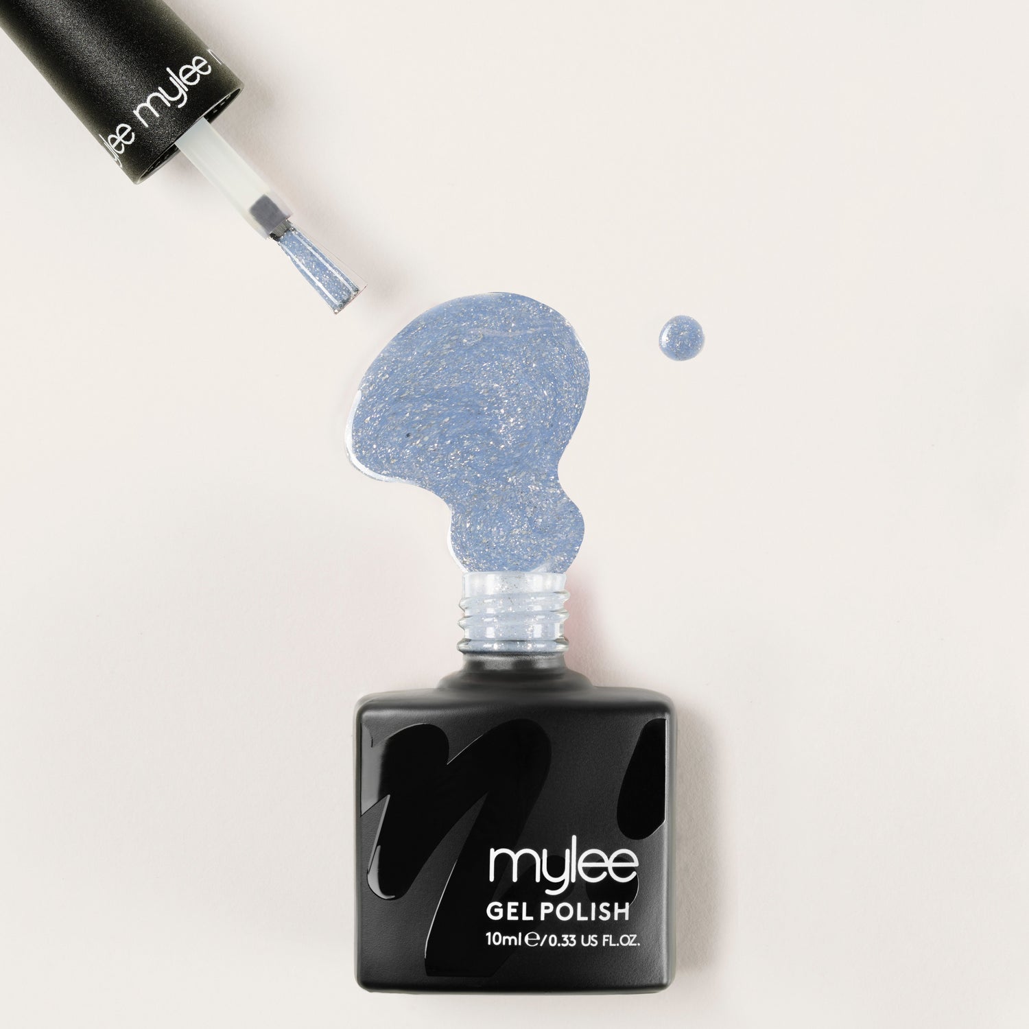 Blue Glitter Gel Polish