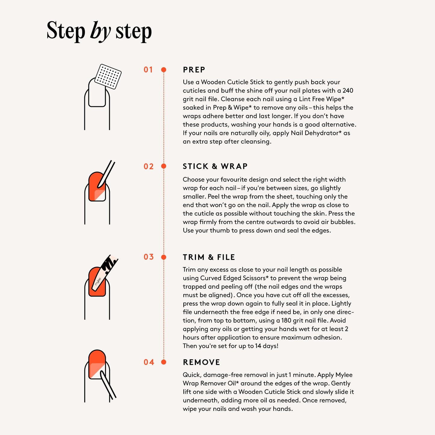 Mylee Gel Nail Wraps - On Campus