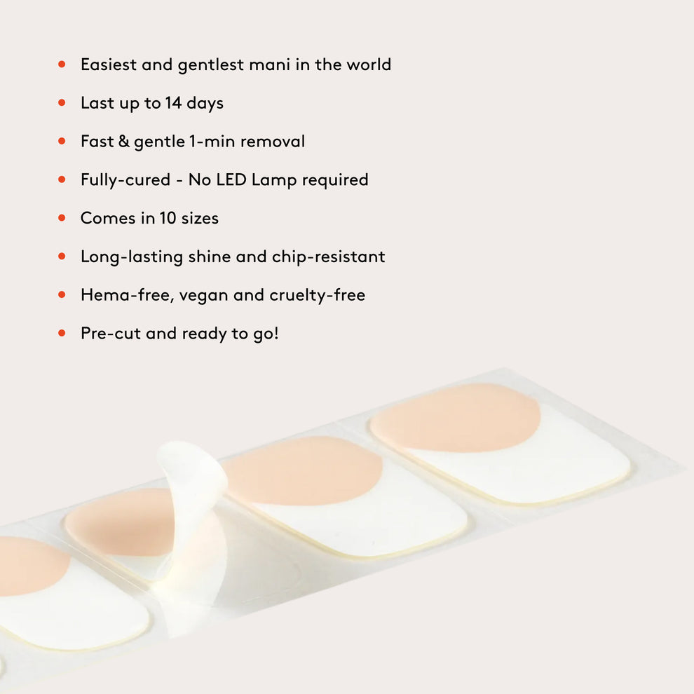 Mylee Gel Nail Wraps - French