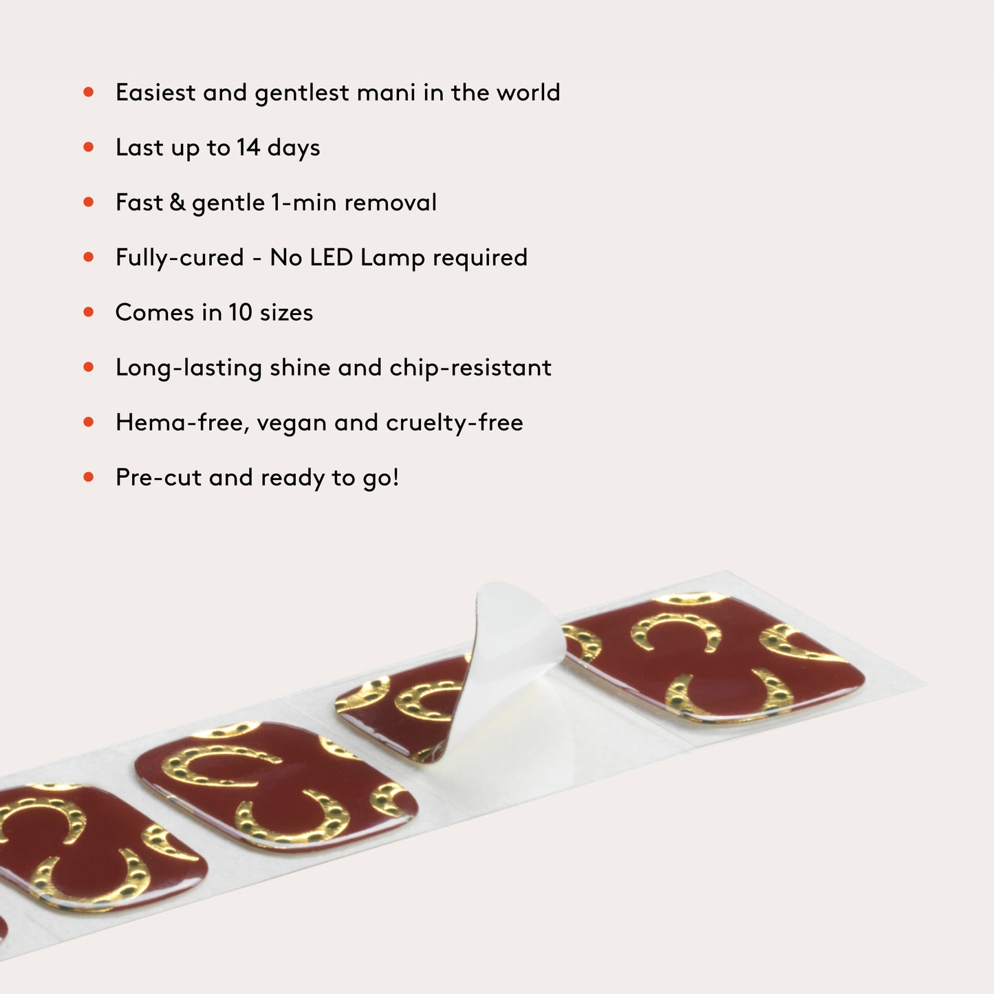 Mylee x Laura Collett Golden Gallop Gel Nail Wraps