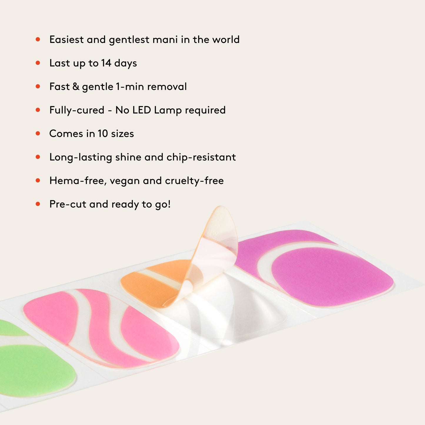 Mylee Gel Nail Wraps - Love-Love