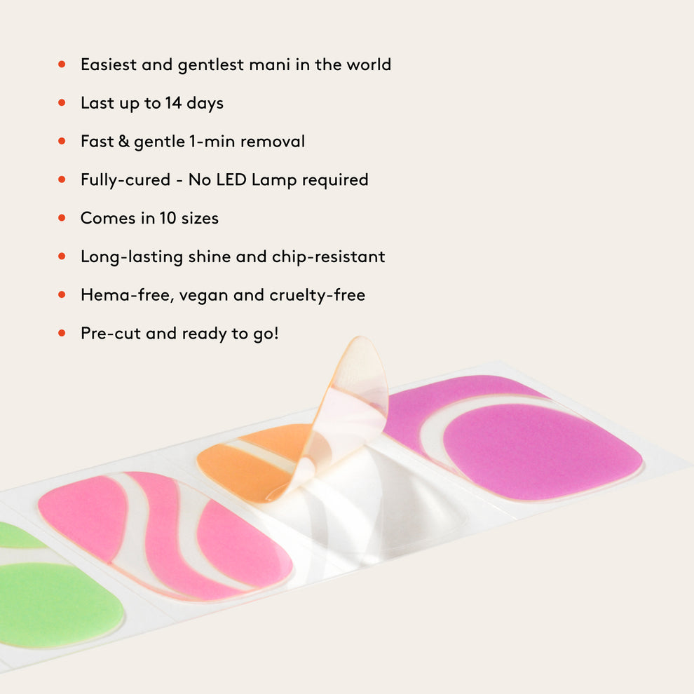 Mylee Gel Nail Wraps - Love-Love