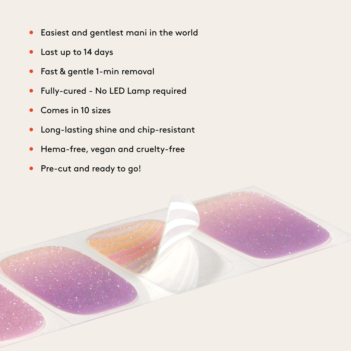 Mylee Gel Nail Wraps - Dusk 'Til Dawn