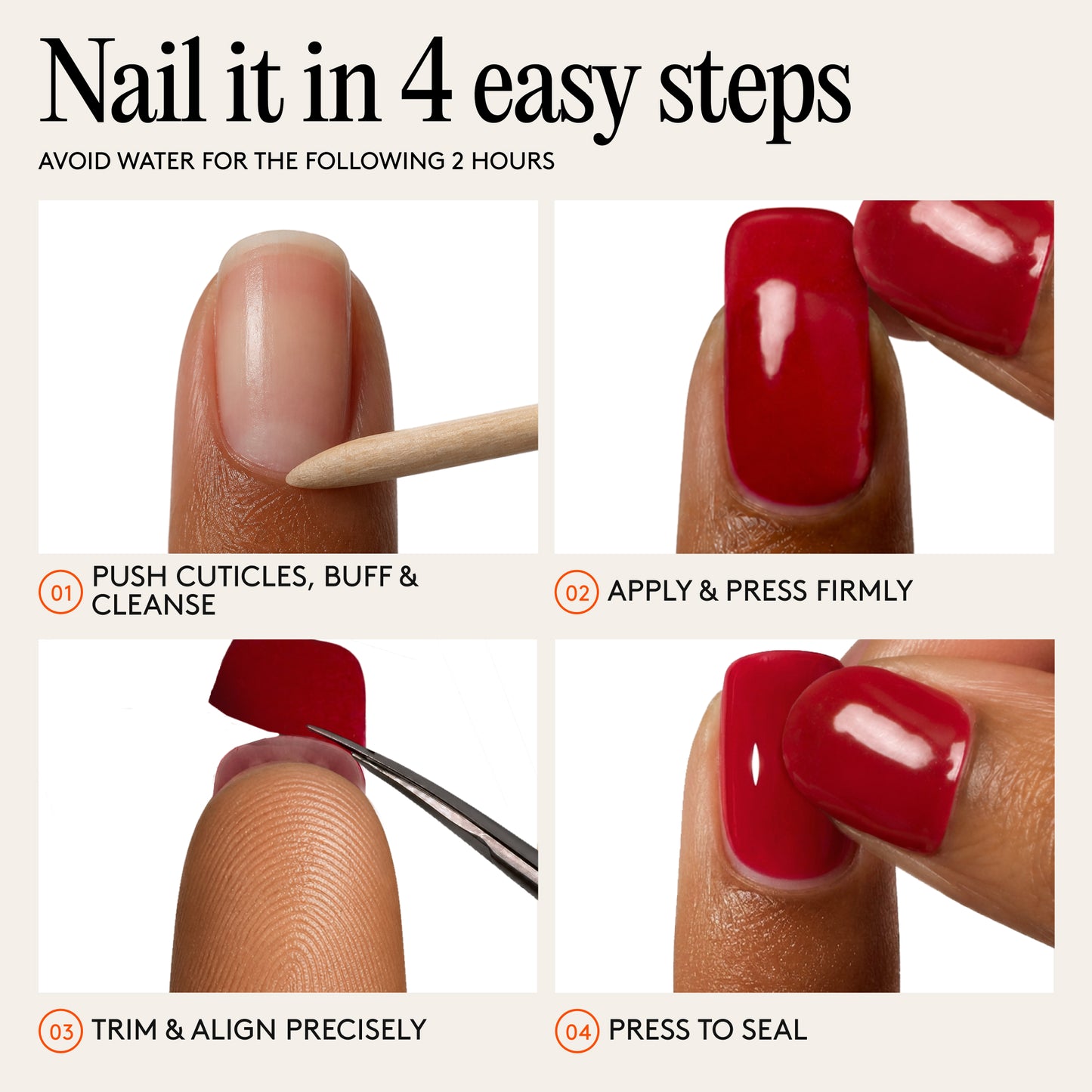 Mylee Gel Nail Wraps - Taupe Of Mind