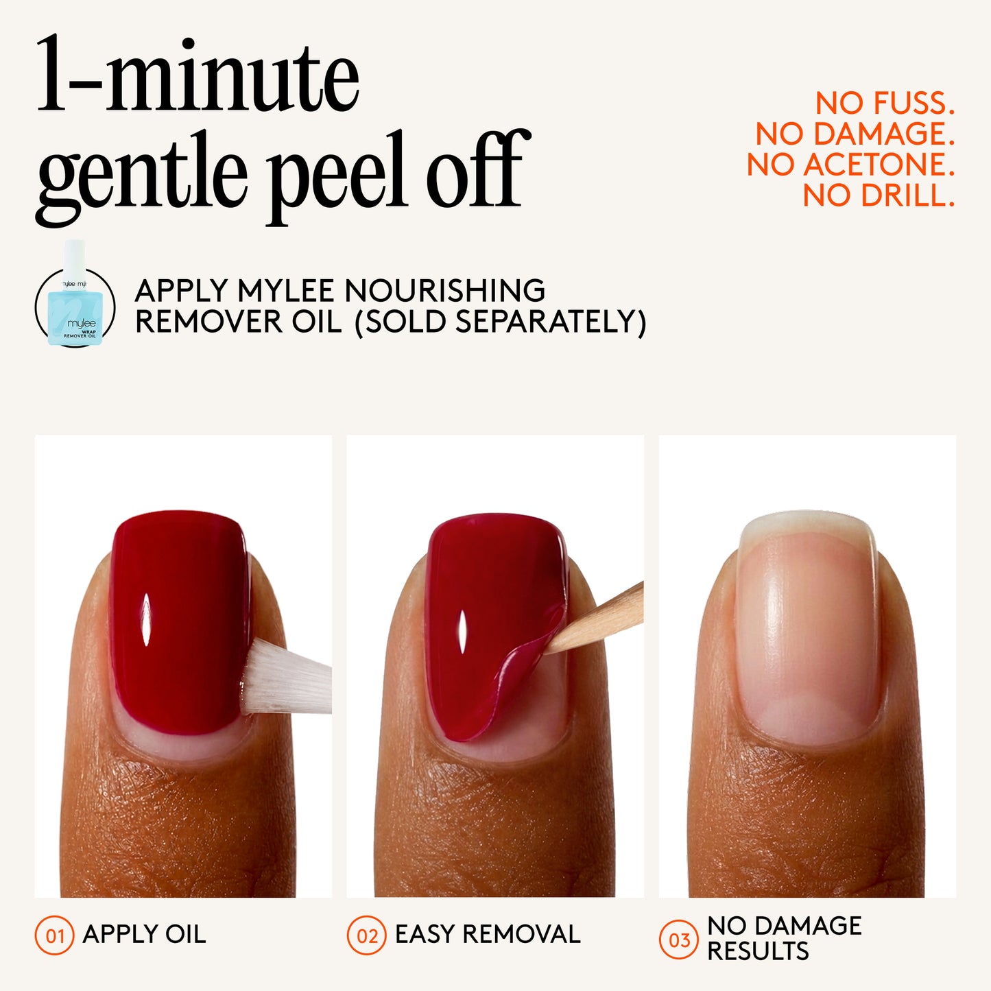 Mylee Gel Nail Wraps - Taupe Of Mind