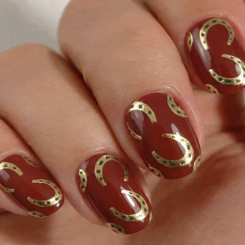 Mylee x Laura Collett Golden Gallop Gel Nail Wraps