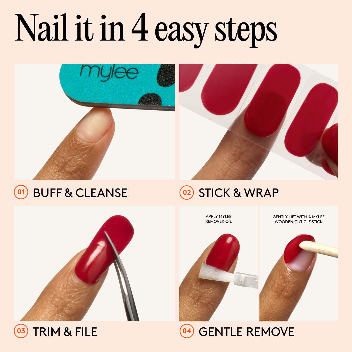 Mylee x Eilish McColgan Highland Haze Gel Nail Wraps