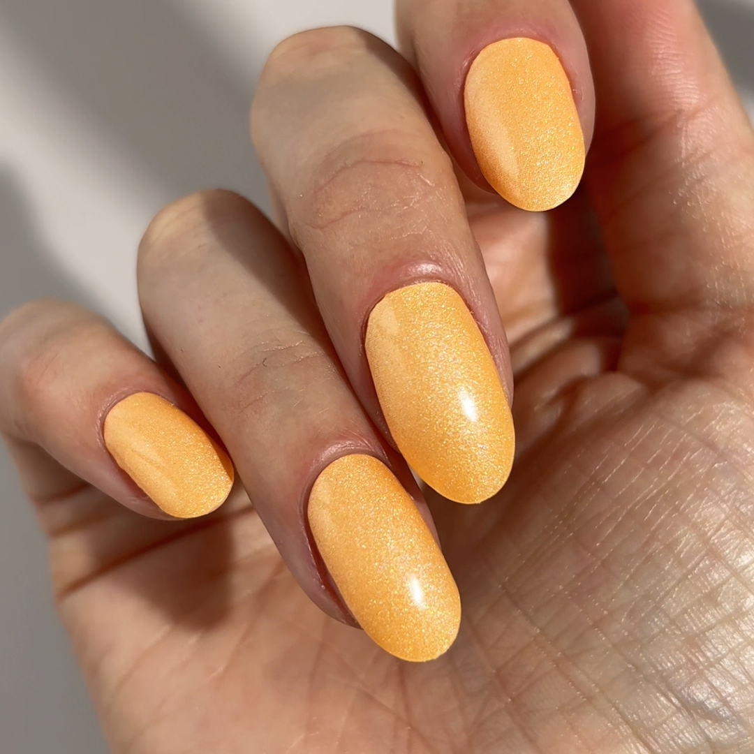 Mylee Gel Nail Wraps - French Marigold