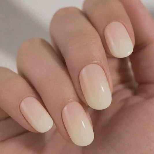 Mylee Gel Nail Wraps - Marshmallow Melt