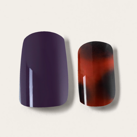 Mylee Mulberry Clash Gel Nail Wraps