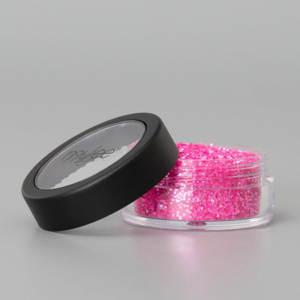 Bright Pink Glitter Bulk - GL12 Screaming Pink Extra Fine Cut .008