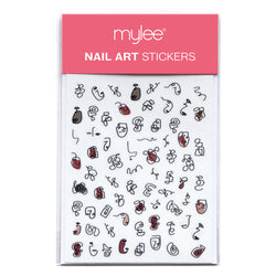 Mylee Abstract Nail Art Stickers