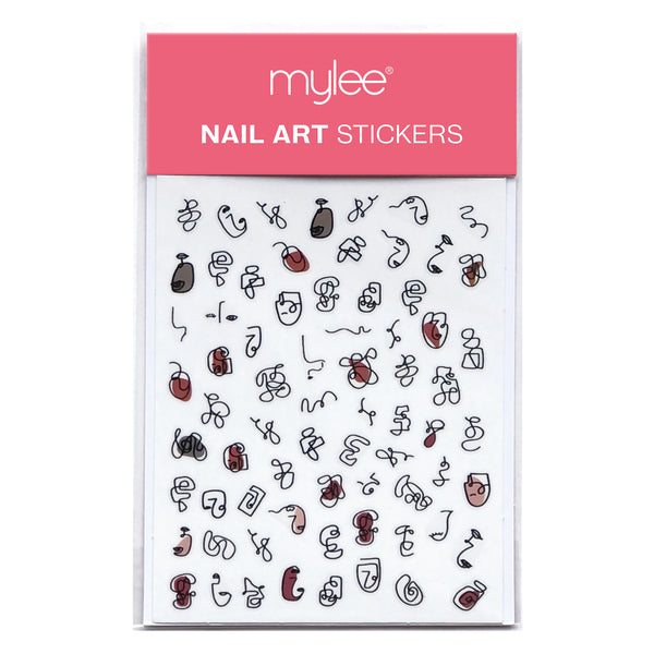 Mylee Abstract Nail Art Stickers