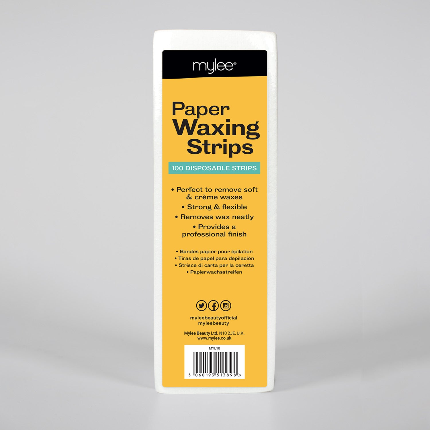 Paper Waxing Strips (100) Waxing Accessories Mylee